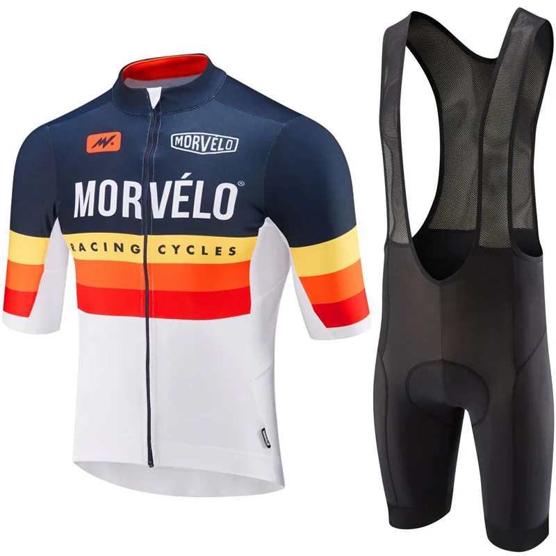 Morvelo велосипедная одежда Джерси Ropa Ciclismo для мужчин с коротким рукавом летние