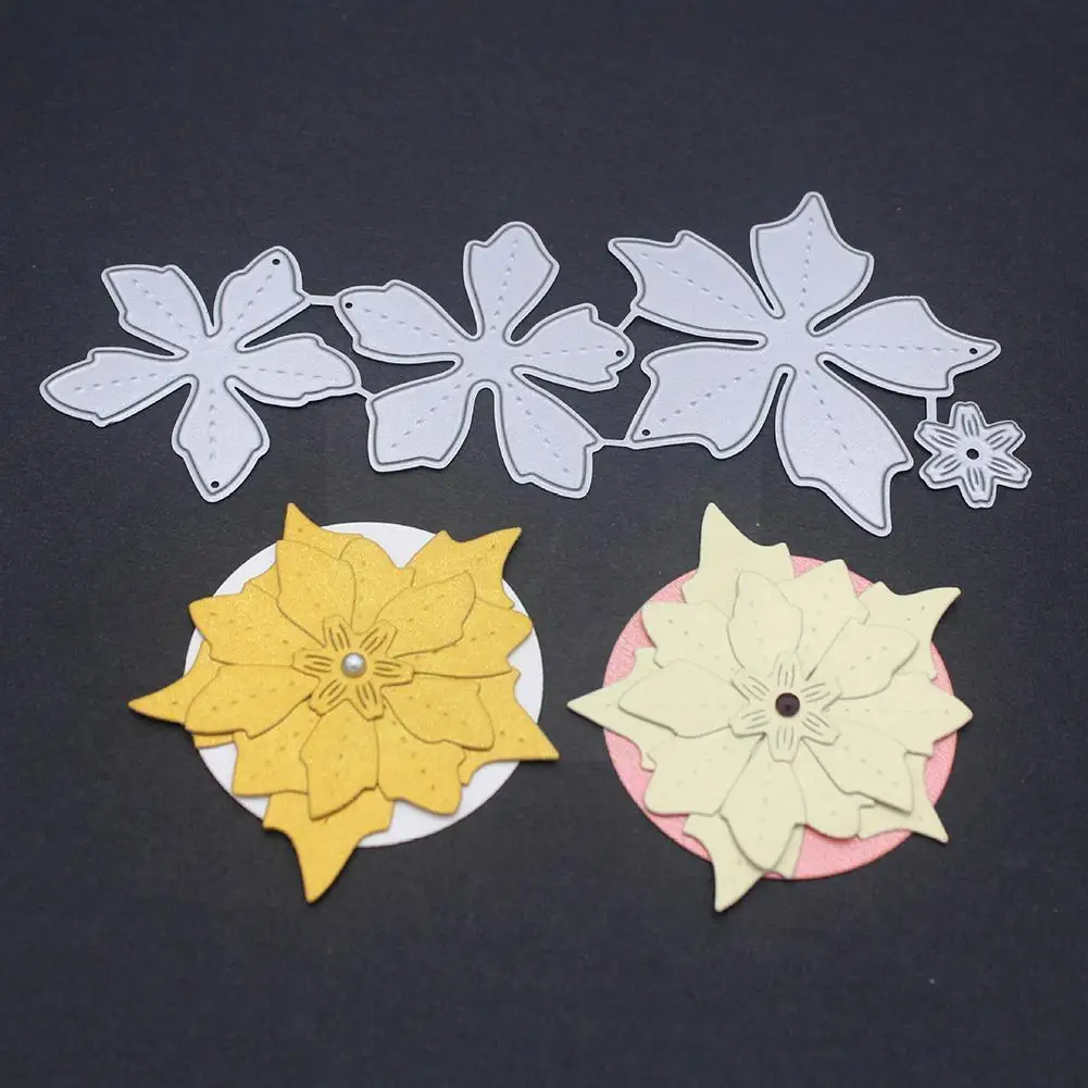 

1pc Diy Cardboard Decoration Flower Knife Mould For Scrapbooking Diy Photo Album Card Making Decorative Stencil U5w6
