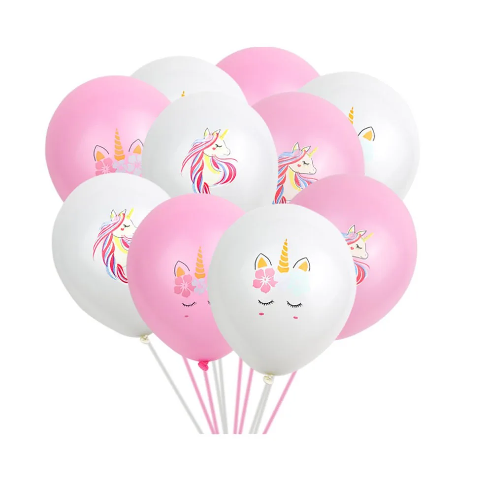 

Unicorn Latex Balloon Thicken Birthday Wedding Ballons Party Decoration Baby shower Supplies Hen Party Supplies 6pcs/lot