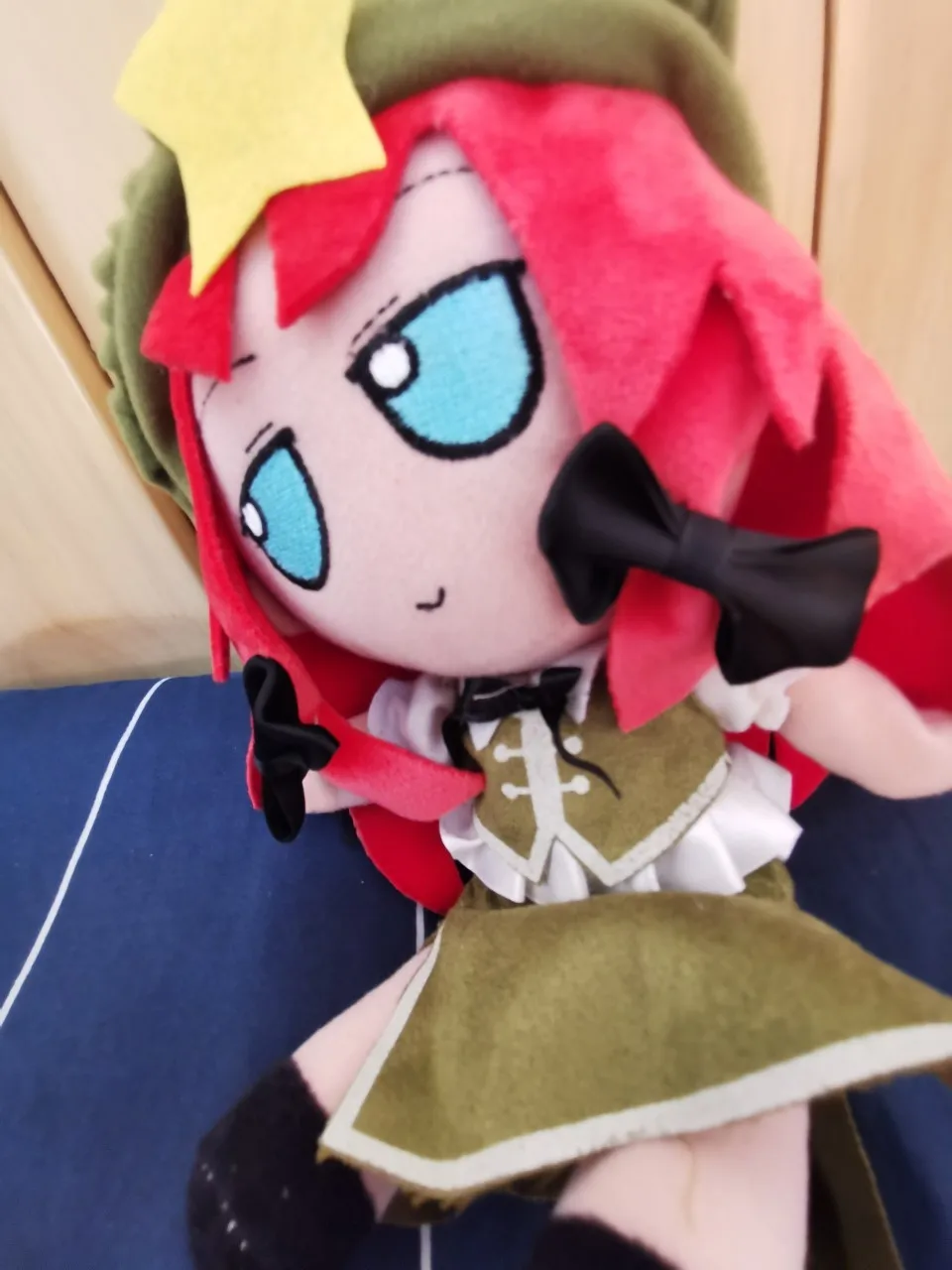 

Japan Anime TouHou Project Hoan Meirin Cosplay Cute Doll Plush Stuffed Throw Pillow Sitting Toy Boy Girl Kawaii Xmas Gifts