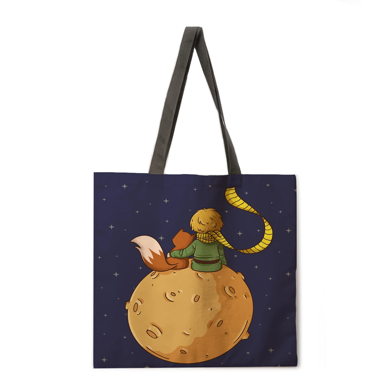 

Spacewalk Digital Printed Tote Bag Ladies Casual Tote Bag Ladies Bag Shoulder Bag Foldable Shopping Bag Outdoor Beach Bag