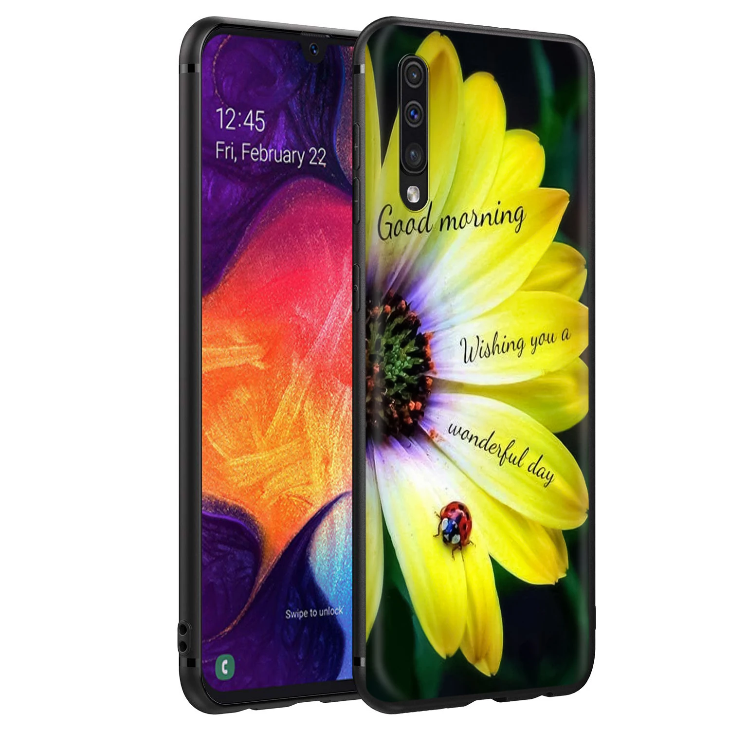 YIMAOC Мягкий силиконовый чехол с четырьмя листьями божьей коровкой маргариткой