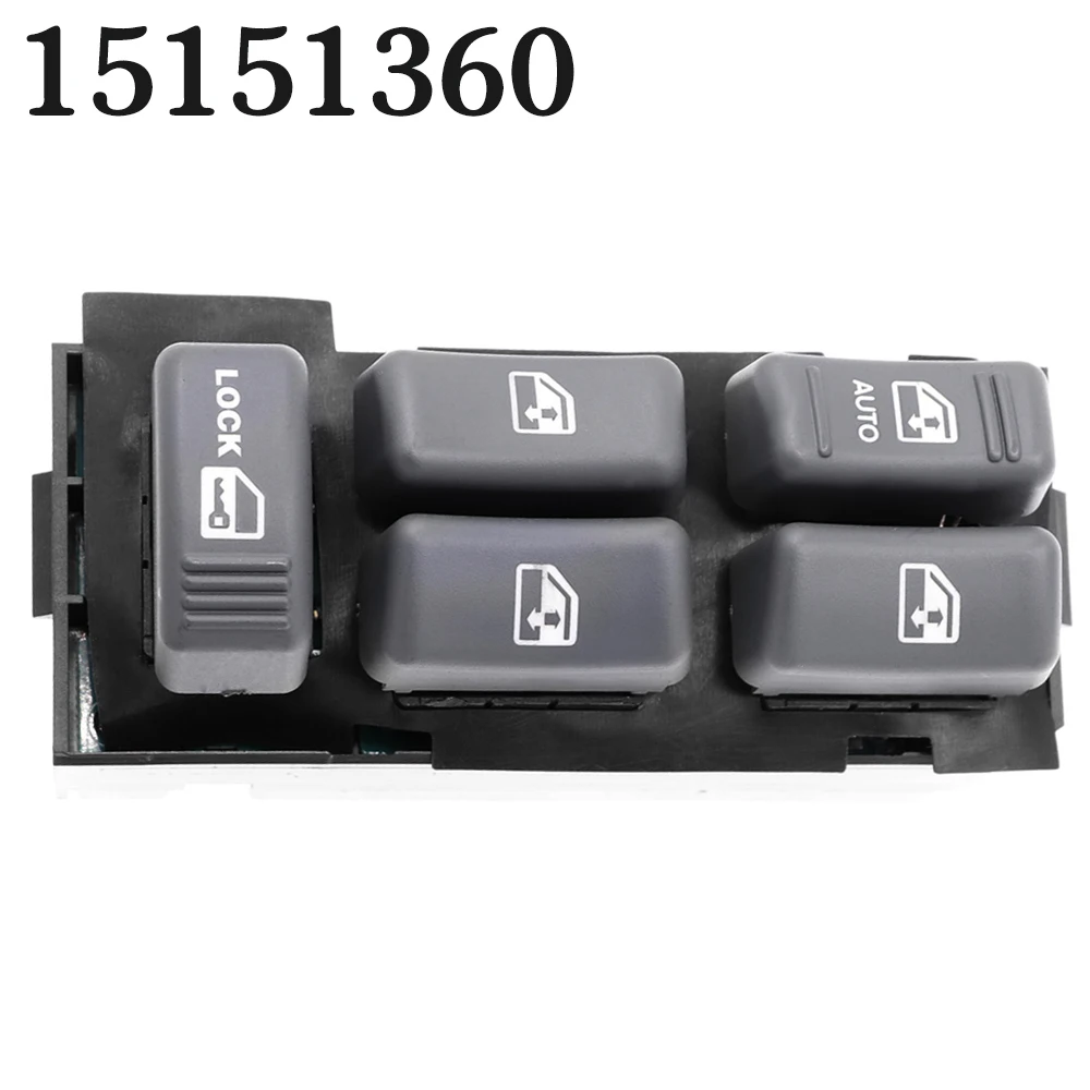 Переключатель Стеклоподъемника Master Power передний левый 15151360 19244658 для GMC Chevrolet Blazer