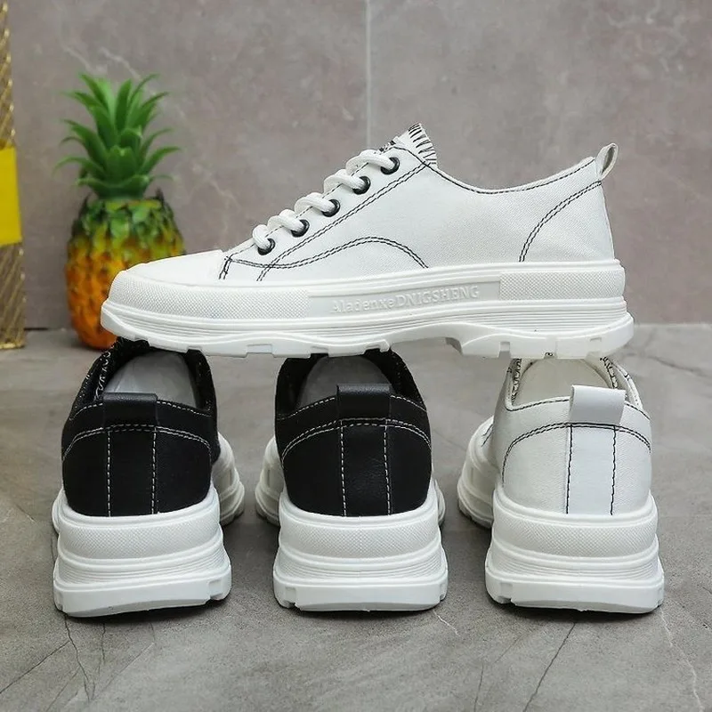 

2020 Spring and Autumn Canvas Shoes Women Low-top Flat-heel Korean Style Breathable Women's Shoes Casual Shoes