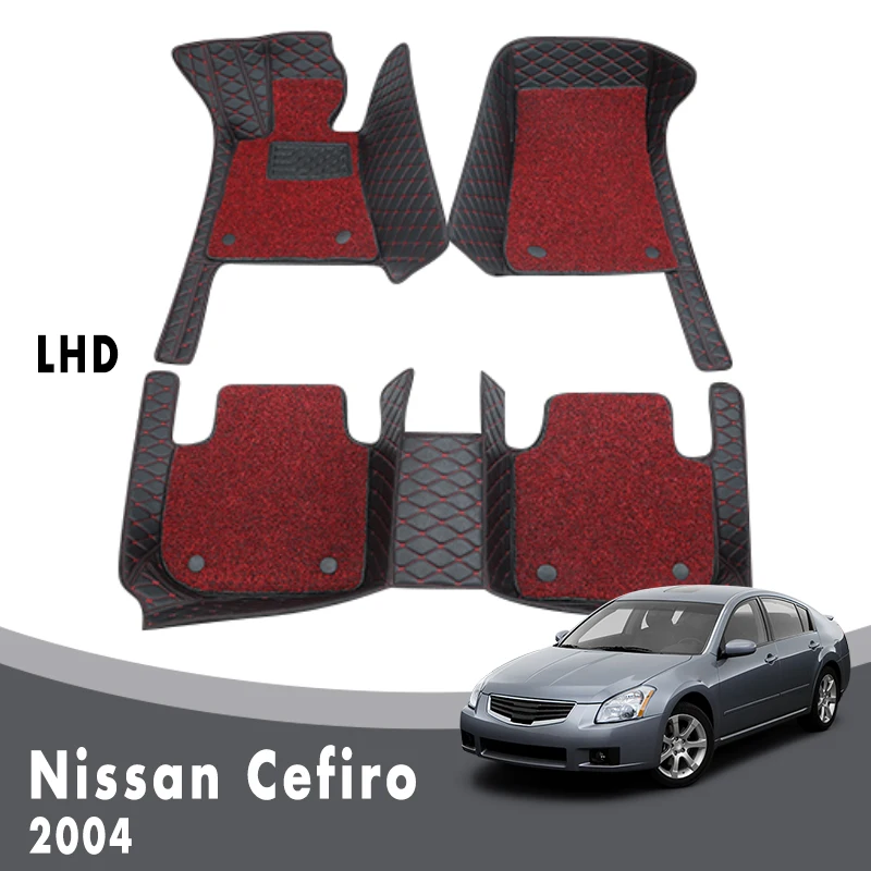 Двухслойные коврики с проволочной петлей для Nissan Cefiro 2004 автомобильные