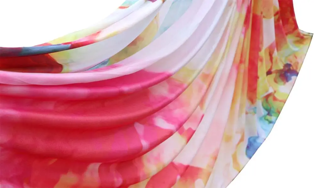 Домашний гамак для йоги качели из ткани 11 м однотонные Антигравитационные