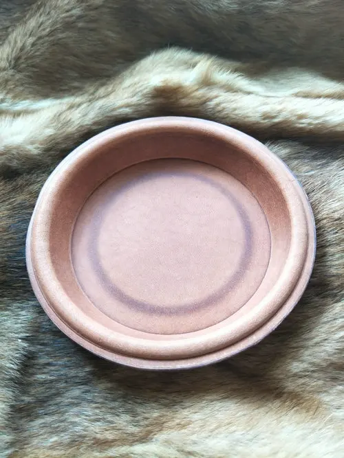 

Дизайнерский кожаный ремесленный шаблон 3D Круглый лоток моделирующая пластиковая фиксированная форма Строительный набор инструментов украшения el aletleri