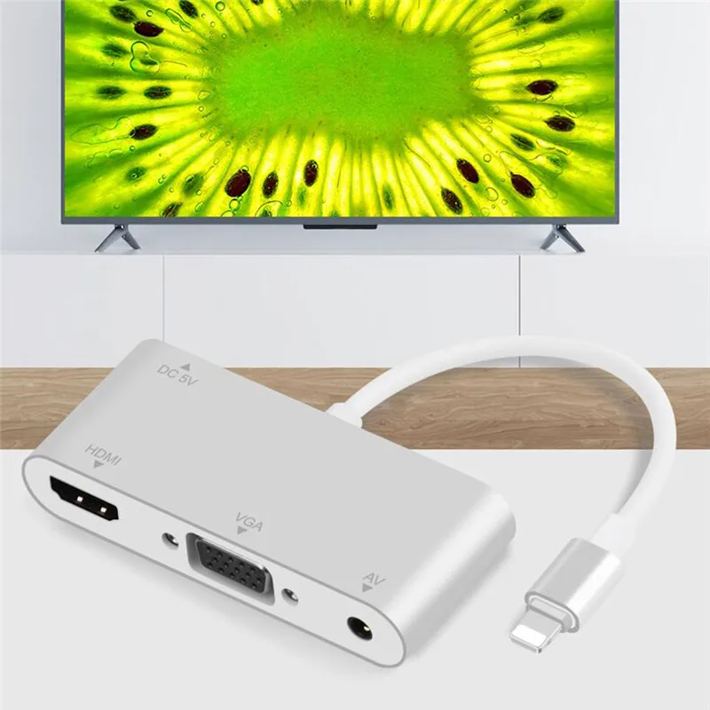 Новинка для iPad для Apple, цифровой AV HDMI 4K USB кабель 1080P HD адаптеры для Iphone X 8/7/6/Ipad Air