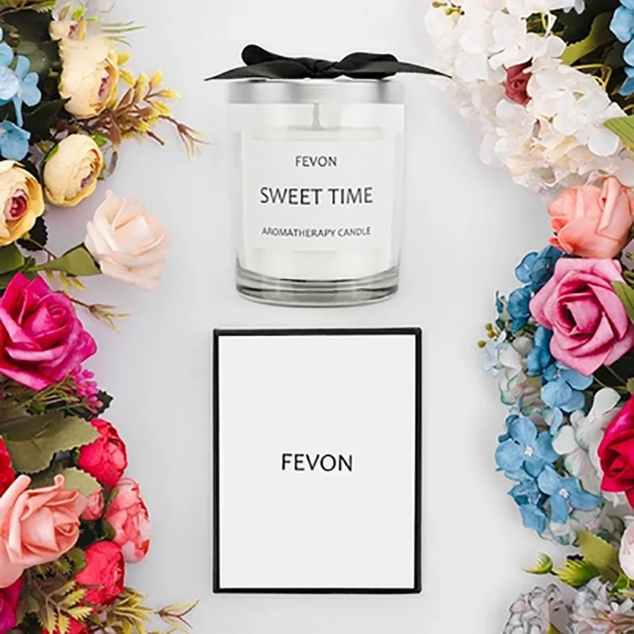 Эфирное масло лаванда Подарочная свеча романтическая белая масляная лампа