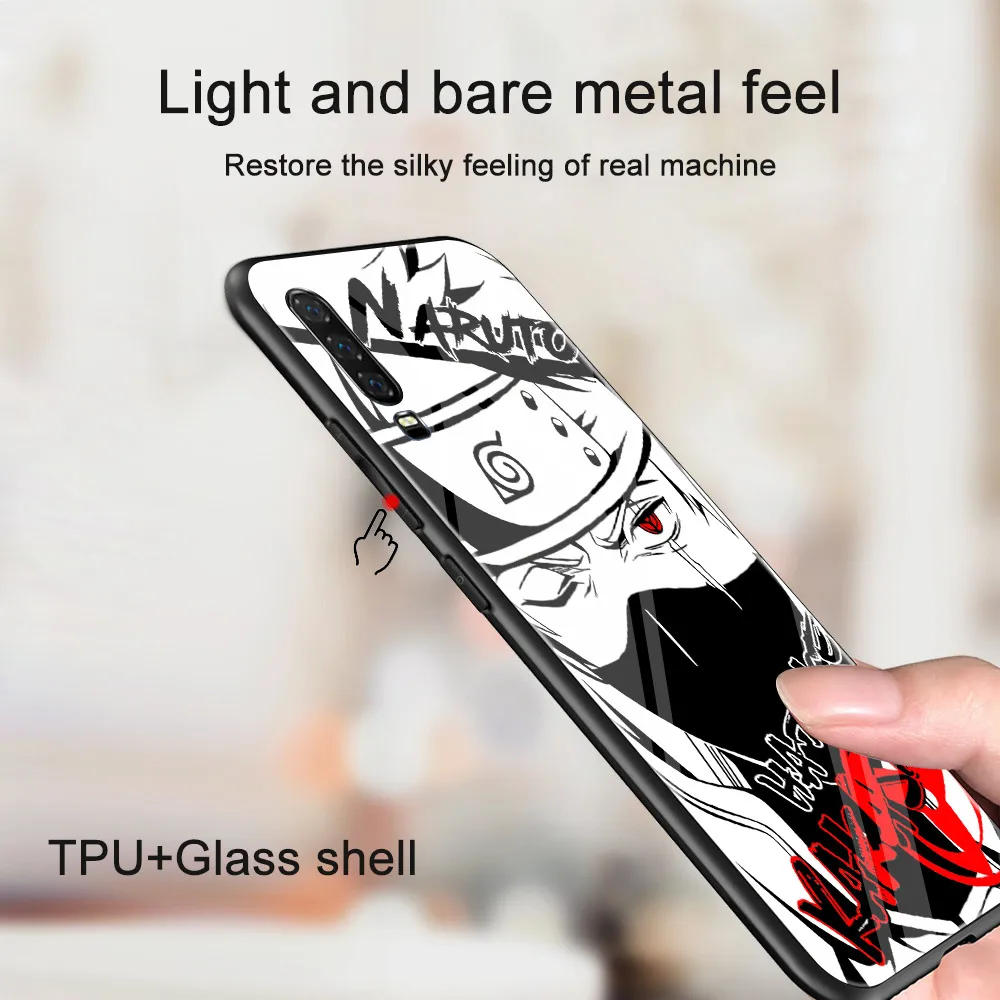 

Naruto Case for Huawei P30 P20 P40 Lite Pro P Smart Plus 2019 Honor 30 20 10 Pro Mate 40 30 20 Lite Pro Glass Phone Cases Anime