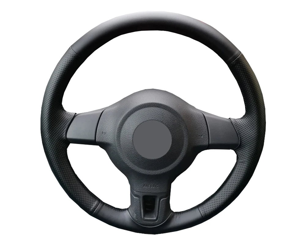 Оплетка рулевого колеса автомобиля для Volkswagen Golf 6 Mk6 VW Polo MK5 2010-2013/на заказ Авто iber кожаный чехол на руль
