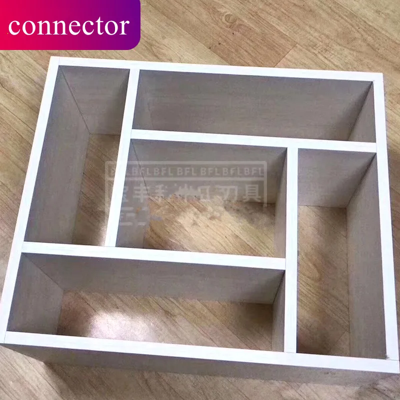 10 шт. U образный соединитель для деревянной доски пластиковая невидимая прямая