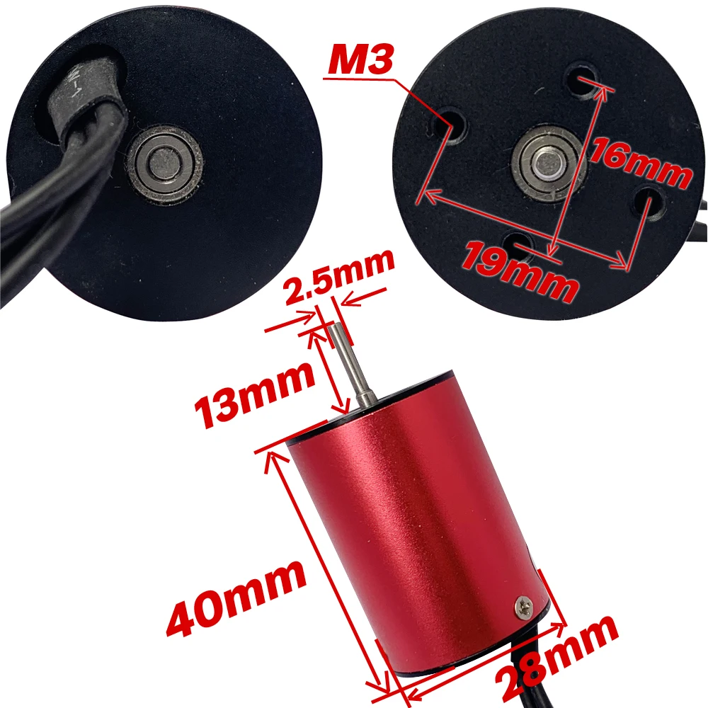 Швейцарские бесщеточные моторные лодки на радиоуправлении 2840-4300 кв модель