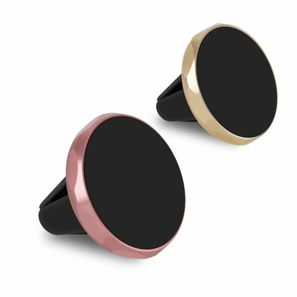 

Outlet Bracket Mobile Phone Magnet Bracket For Car Air Conditioner Aviation Aluminum Magnesium Alloy Material Rhombus