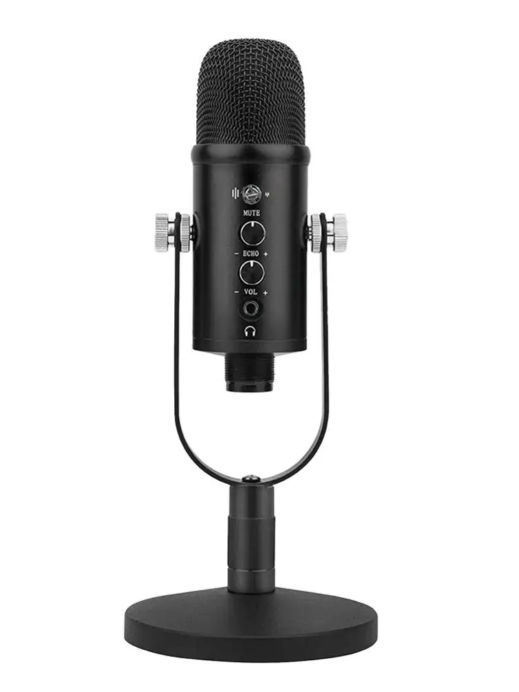 Профессиональный игровой USB микрофон конденсаторный для записи пения телефона