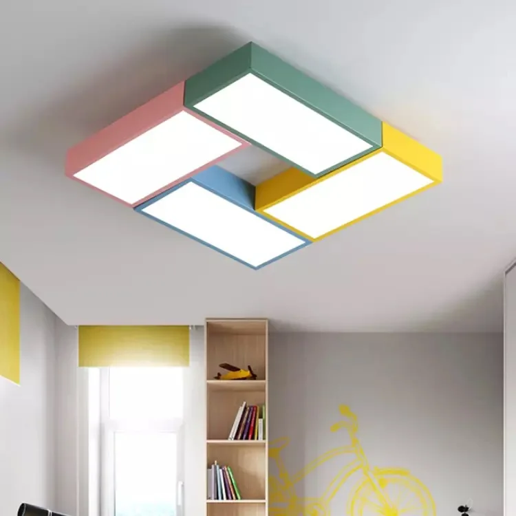 

Светодиодная лампа Macaron, потолочная лампа для спальни, гостиной, лампа, ветряная мельница, потолочная лампа для детской комнаты