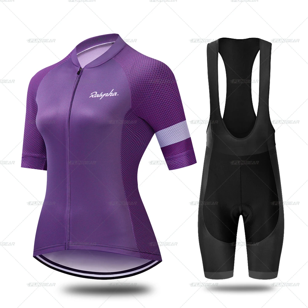 Bib Cycling Set Профессиональные женские велосипедные комплекты, Женская велосипедная одежда, комбинезон, шорты, штаны, MTB, комплект одежды, Ropa Ciclismo, рубашки для девочек, дорожный велосипед, Майки - Цвет: Bib Cycling Set