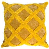 decorative throw pillow cover tribal boho woven tufted pillowcase super soft tufting dot cushion cover for sofa couch bedroom