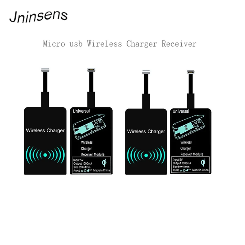 Беспроводное зарядное устройство приемник модуль адаптер Micro Usb Type C для Samsung Xiaomi
