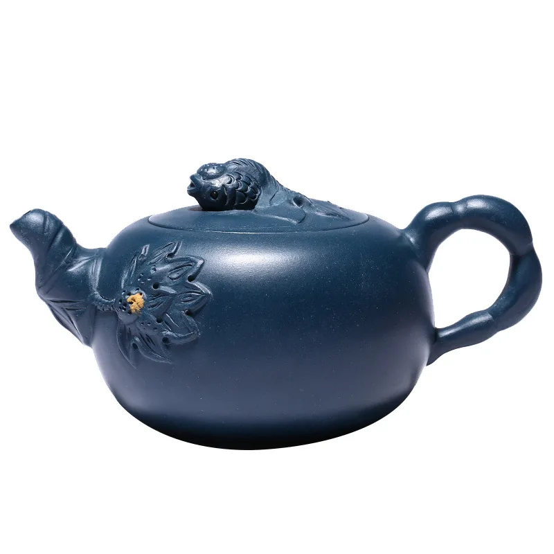 

Famous handmade purple clay teapot Yixing raw Tianqing clay teapot set