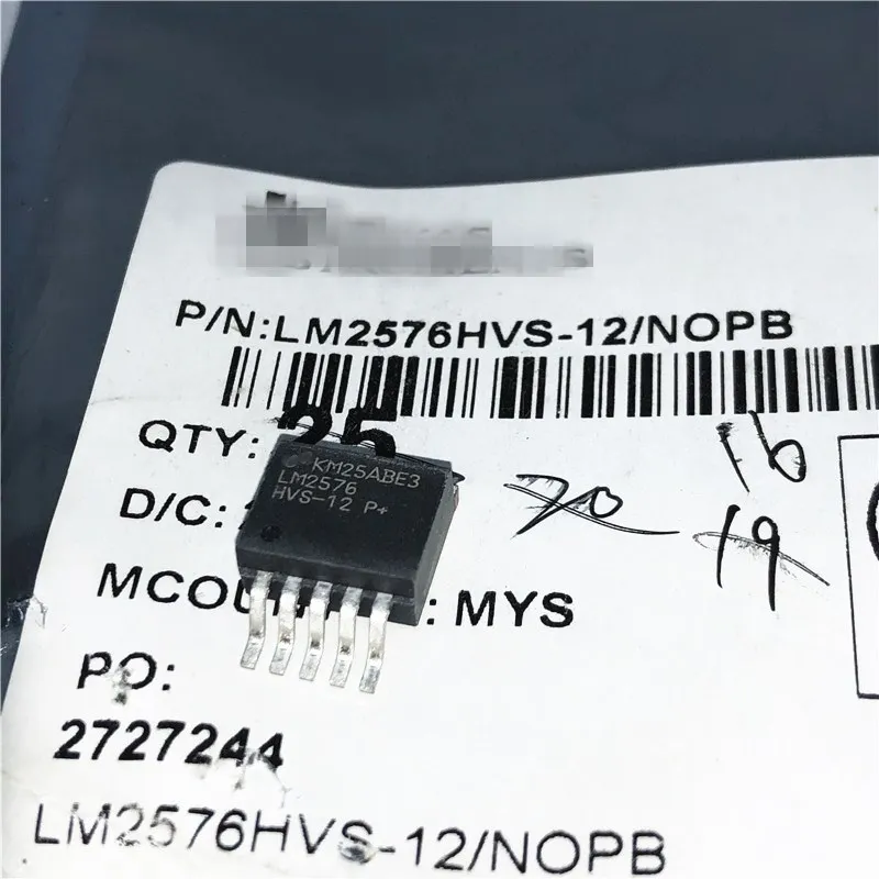 

Free shipping LM2576HVS-12 LM2576 TO-263 DC DC 3.3V 12V ADJ 10PCS