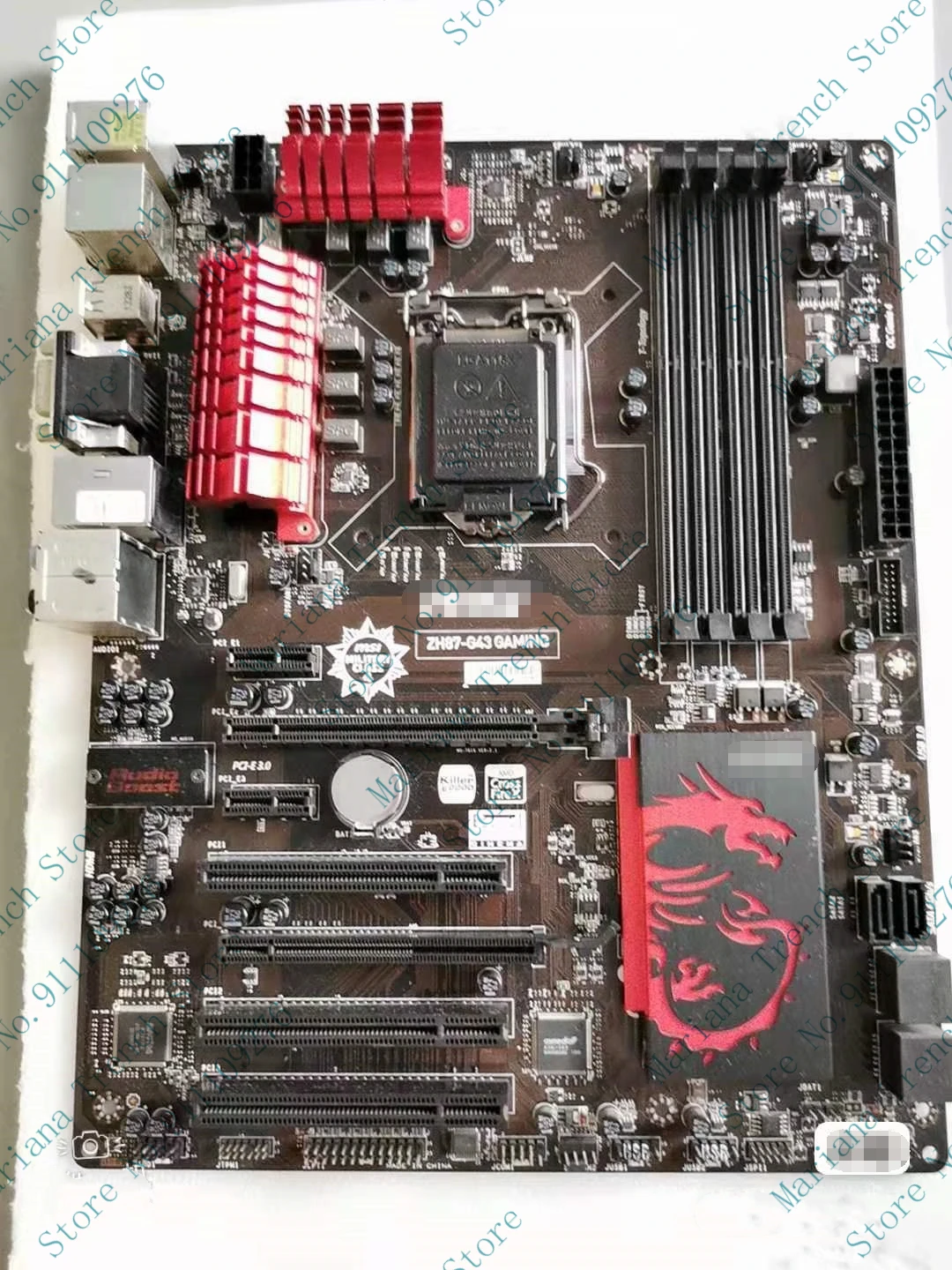 

ZH87-G43 GAMING for MSI Desktop PC Motherboard LGA1150 DDR3 PCI-E 3.0 SATAIII USB3.0 Support AMD CrossFireX Hybrid Crossfire
