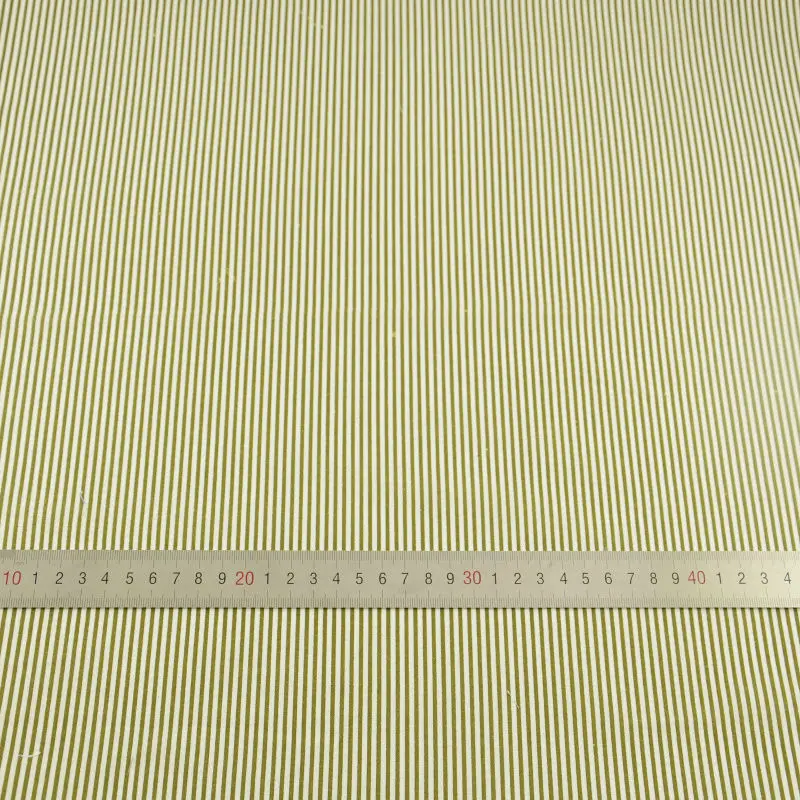 Booksew 100% хлопчатобумажная светильник зеленая и бежевая полоса Толстая четверть
