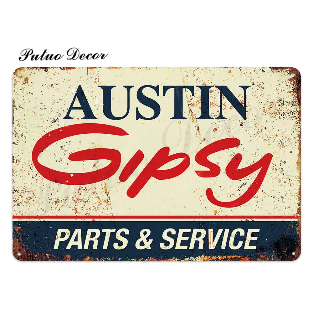 TH1565 Metal Sign Plaque Metal Vintage Garage Tin Sign Metal Plate Retro Garage Decor Bar Pub Man Cave Decor - Цвет: TH1565