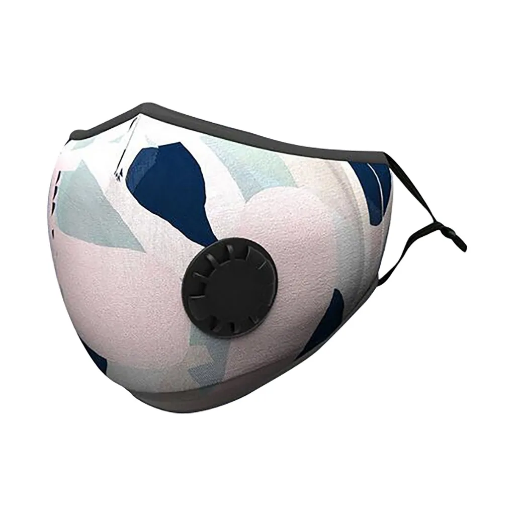 Воздухопроницаемая маска для рта унисекс защиты лица с клапаном PM2.5 Детские