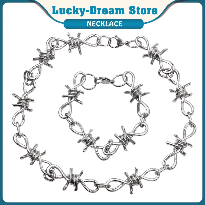 Модное ожерелье в стиле хип хоп с шипами для мужчин и женщин модная