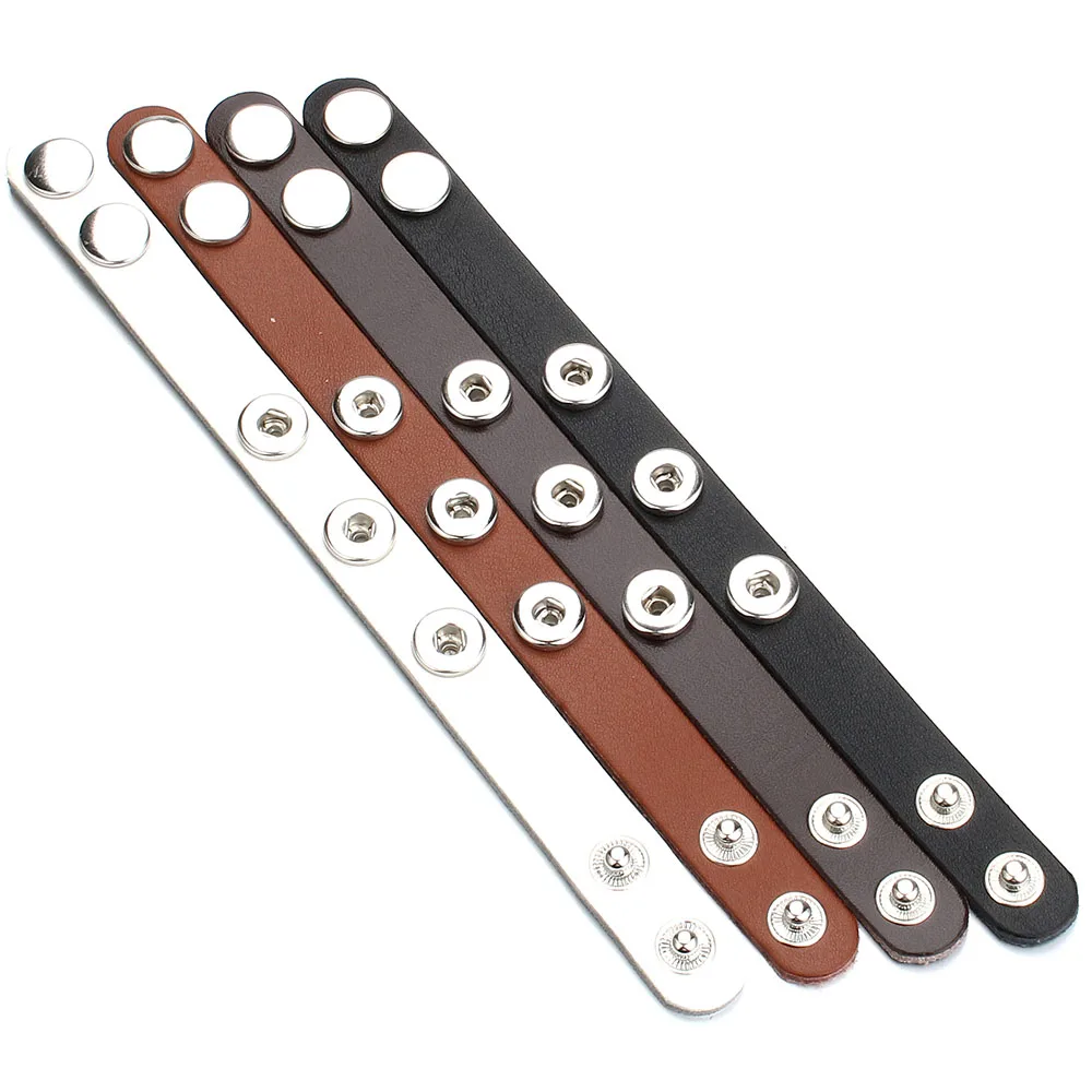 Новинка ювелирные изделия браслет с застежкой-кнопкой для часов 12 мм кожаный