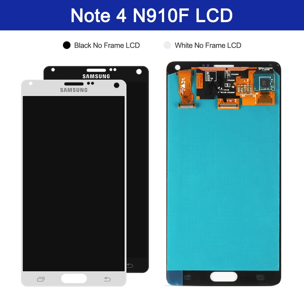 5 7 ''Оригинальный ЖК-дисплей для Samsung Galaxy Note 4 Note4 N910C N910 N910A N910F + сенсорный экран