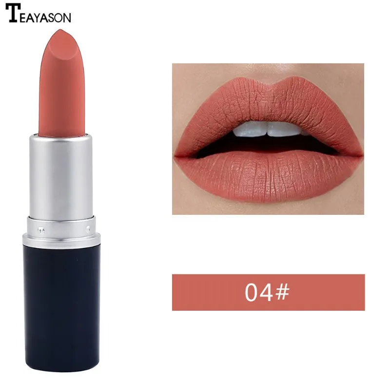 Бархатная губная помада 1 шт. водостойкая матовая нюдовая для макияжа стойкая
