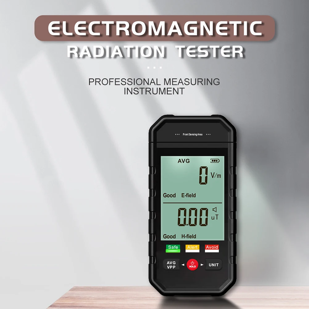 

ET925 Electromagnetic Field Radiation Detector Tester Digital LCD Electric Magnetic Field EMF Meter Dosimeter Monitor Counter