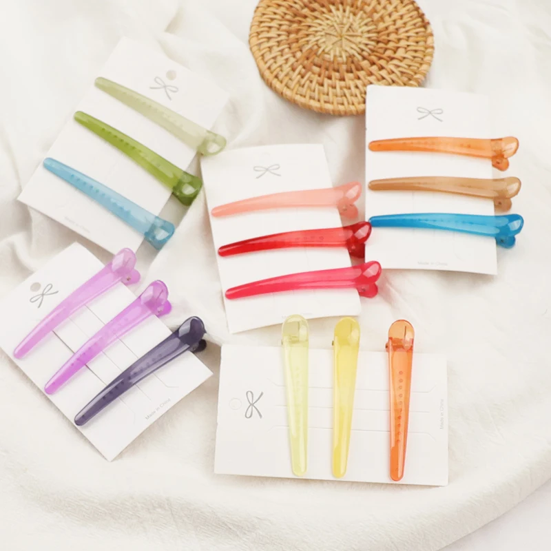 

3pcs/Card Hairpins Hair Barrettes Children Hair Accessories For Women Cute Girls Headwear Duckbill Clip Modeling Hair Clips