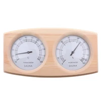 80 hot sale sauna room water vapor wooden thermometer hygrometer outdoor greenhouse temperature hygrometer