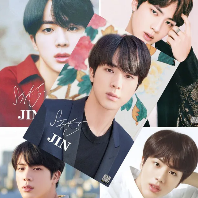 Розовый 8*(42x29 см) Новые Bangtan Boys Jung Kook плакаты настенные наклейки подарок - Цвет: Розовый