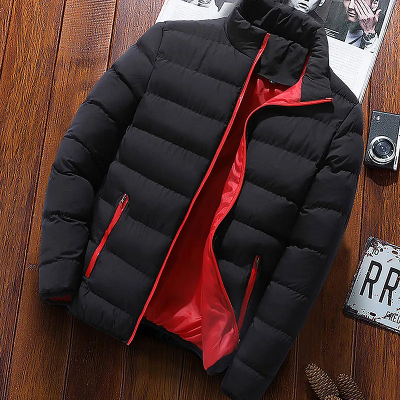2019 спортивная теплая хлопковая Куртка парка Мужская Осенняя зимняя верхняя