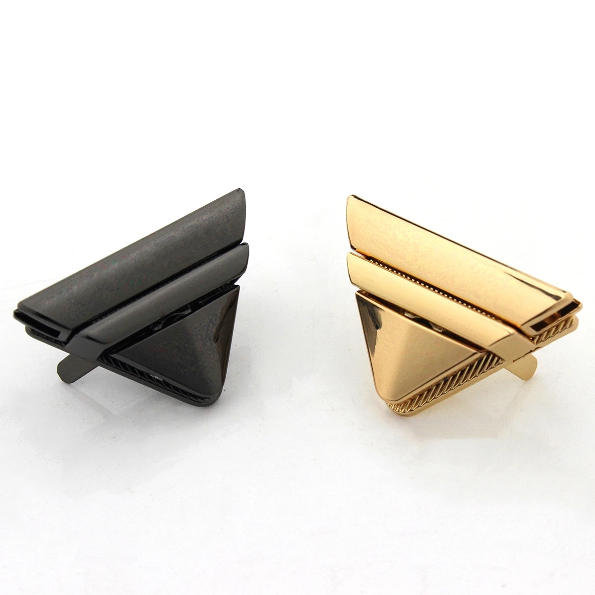 Металлический треугольный замок переключатель для сумок кошельков аксессуаров 1