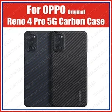 Kevlar Official OPPO Reno4 Pro Case Original Ultra Thin 0.7mm Reno 4 Pro 5G Global Carbon Fiber Bumper Cover