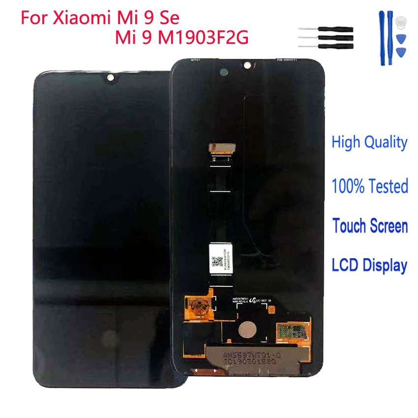 

Screen LCD For Xiaomi Mi 9 Se OLED Touch Screen LCD Display Digitizer Assembly Phone For Xiaomi Mi9 M1903F2G Parts Repair