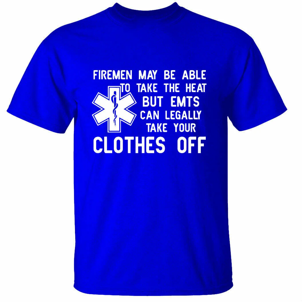 Funny Firemen EMT T-Shirt Summer Cotton Short Sleeve O-Neck Mens T Shirt New S-3XL