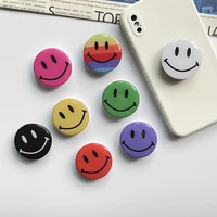 new hot selling universal colorful smile foldable mobile phone finger ring bracket handle airbag bracket accessories for iphone
