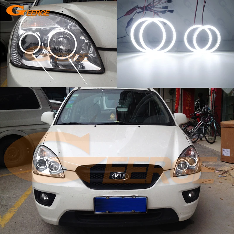 Для KIA Rondo Rondo7 2006 2007 2008 2009 2010 2011 2012 ультра яркий SMD светодиодный ангельские глазки