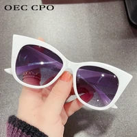 oec cpo vintage cat eye sunglasses women dropshipping brand designer retro sun glasses female shades personality eyewear uv400