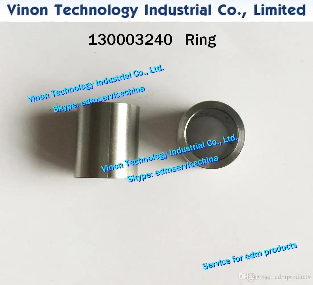 

(2pcs/lot) 130003240 edm Ring SUS for Robofil 190,290,300,310,390,500 Charmilles edm parts 130.003.240 for Lower TIM head