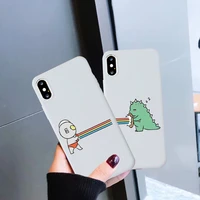 Cute Japan Cartoon Dinosaur Candy-colored Silicone Soft Shell Phone Case for IPhone Pro Max Plus Phone Cover