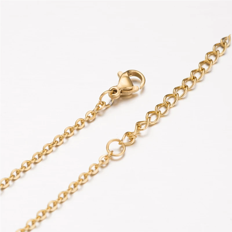 Женский браслет с золотым крестом цепочка на руку из нержавеющей стали модный