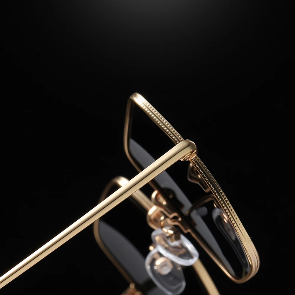 Очки солнцезащитные женские поляризационные в металлической оправе Модные