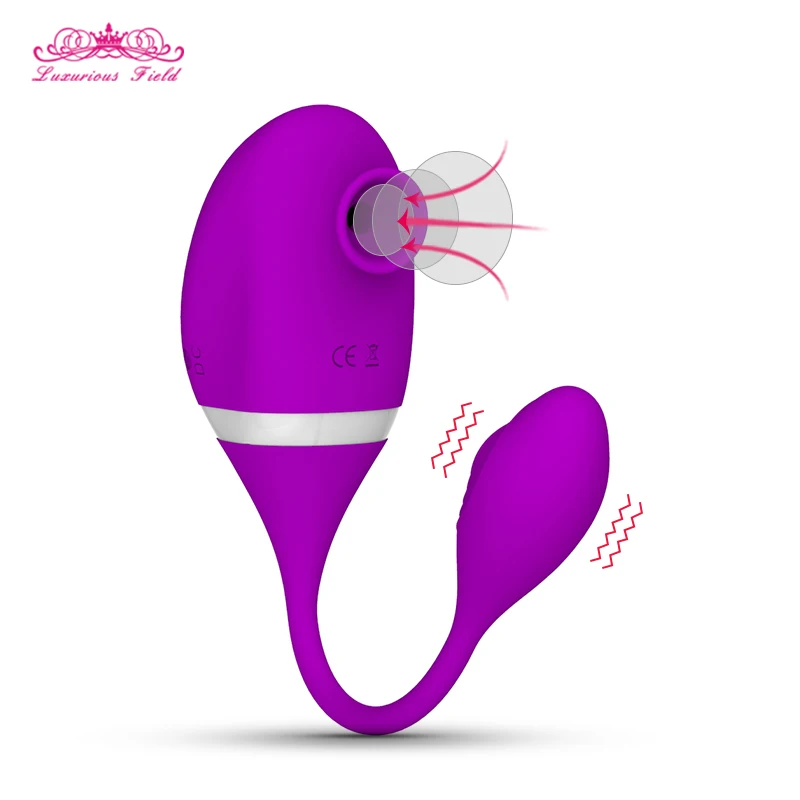Присоска вибратор для стимуляции клитора Женская мастурбация секс игрушки